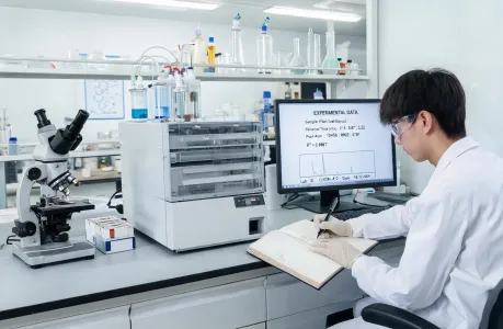 Academic research chromatography bench