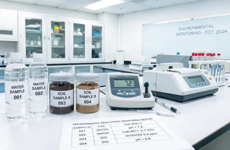 Environmental water analysis bench
